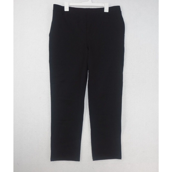 NEW Quince Women's L Petite Ultra Stretch Ponte Straight Leg Pant  Black - Picture 2 of 8